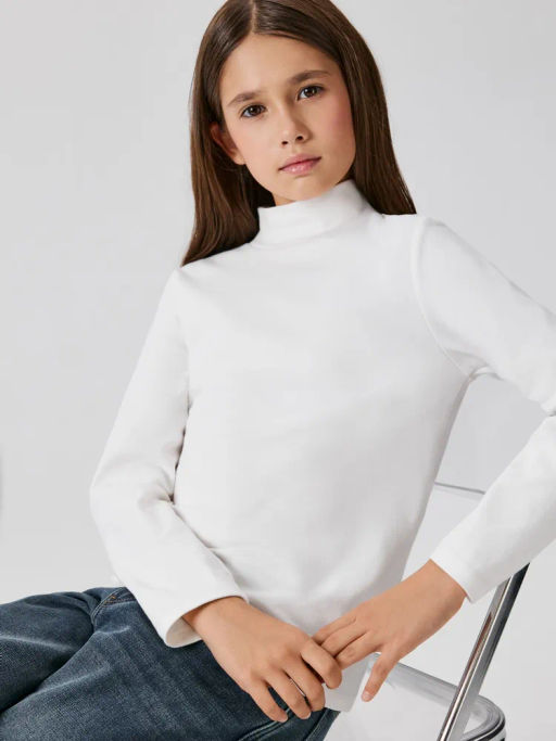 ACOOLA / Джемпер детский для девочек Miroslava белый  фото 4