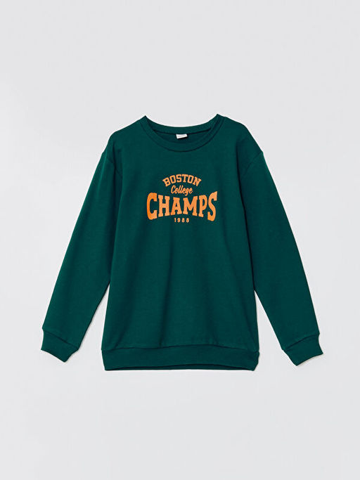 Bisiklet Yaka Erkek ?ocuk Sweatshirt