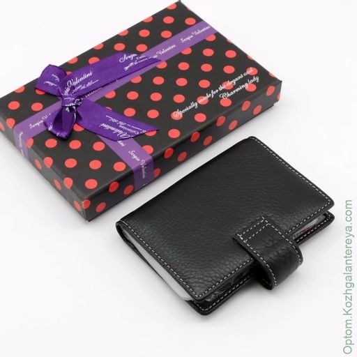 Женская кожаная визитница Sergio Valentini СВ 8062-010  фото 5