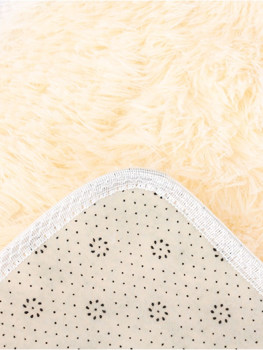 Ковер с ворсом «Этель», 50×80 см, цвет молочный