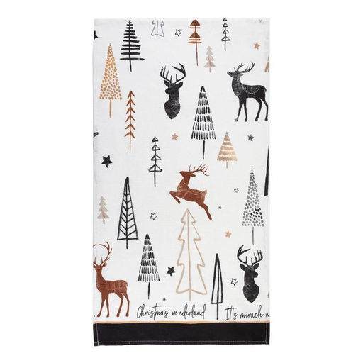 Цена за 2 шт. Полотенце «Доляна» X-Mas 40×70 см, 100%хл, рогожка 164 г/м²