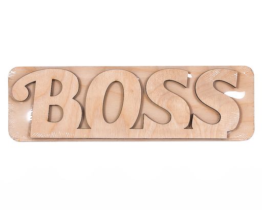 Декоративная табличка Boss - Smiledecor фото 2