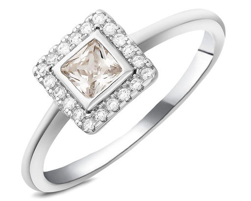 Кольцо, куб.циркон., FYN-20060