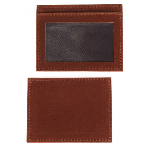 Обложка пропуск/карточка/проездной Croco-В-223 натуральная кожа коричневый пулл-ап матовый (219) 264326