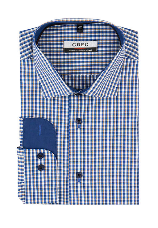 Сорочка мужская длинный рукав GREG 255/139/1672/Z/1p_GB  фото 2
