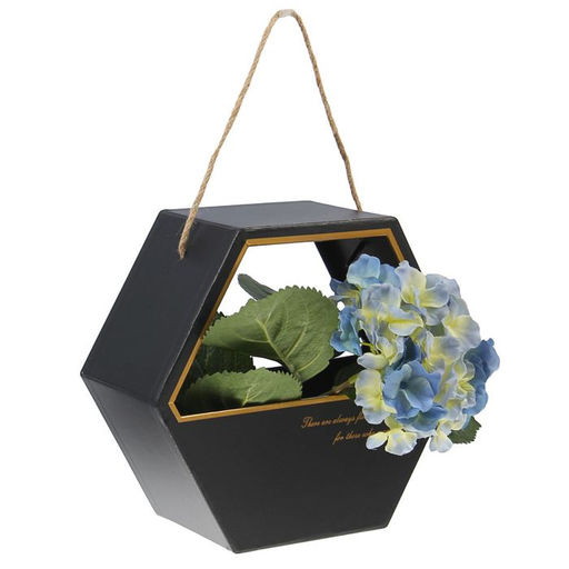 Переноска для цветов, цвет чёрный, 22 х 22 х 10 см - Simaland фото 4