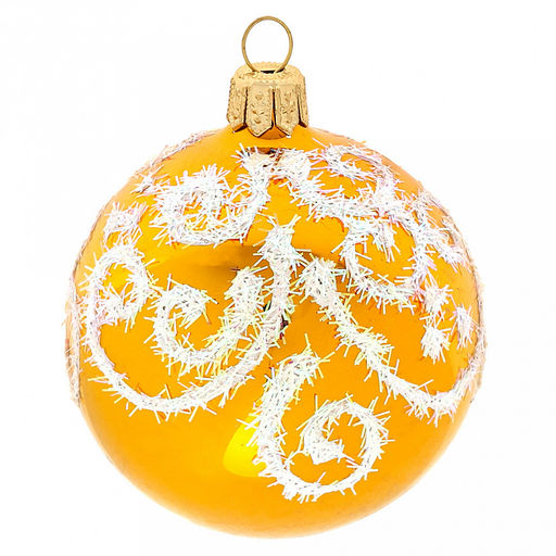 Елочная игрушка шар стеклянная Сияние д6см, цвета микс, ручная художественная роспись, подарочная упаковка (Россия) - Домашняя мода фото 2