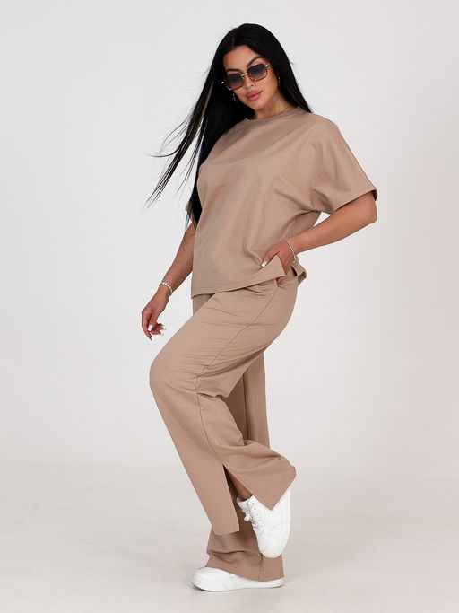 СК-2310 ЖЕНСКИЙ СПОРТИВНЫЙ КОСТЮМ (Бежевый) - А-дина фото 4