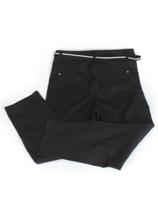 7754 BLACK Бриджи джинсовые женские - Fashion фото 4