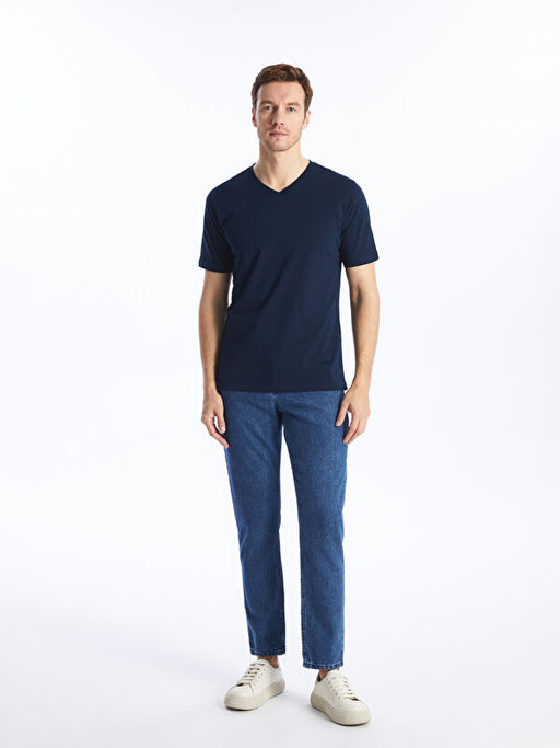 V Yaka K?sa Kollu Erkek Ti??rt