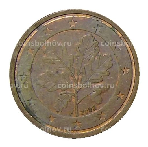 2 евроцента 2002 года F Германия
