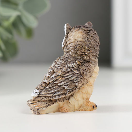 Цена за 2 шт. Фигурка полистоун «Серая сова», 2.3×4.3×4.5 см, МИКС