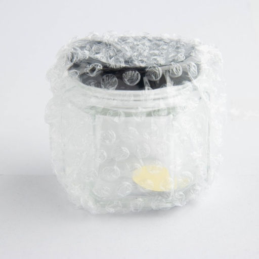 Банка для изготовления свечей с наклейкой «Сделано с любовью« 5 х 5,5 см.