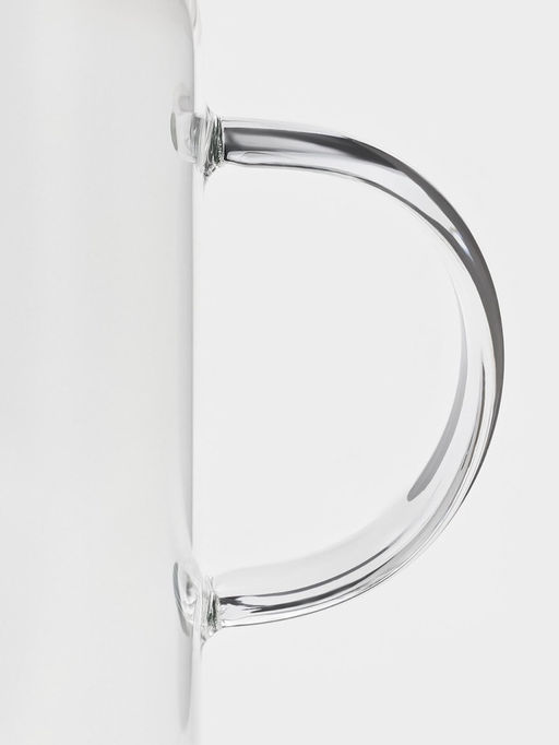 Кувшин для воды Magistro «Богема», 1.7 л, 10×27.5 см, с металлической крышкой, стекло, прозрачный, серебристая крышка