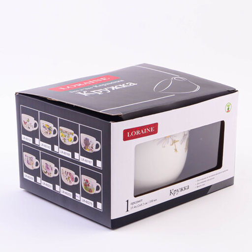 60253 Кружка 550мл Розовый сад доломит LR (х36) - Mayer&boch фото 3