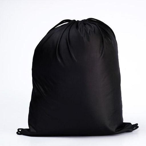 Мешок для обуви 420×340 мм, Calligrata «Стандарт», (мягкий полиэстер, плотность 210 D), чёрный