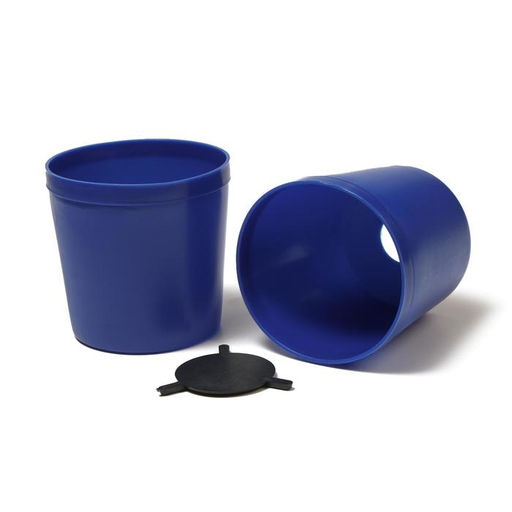 Комплект для рассады 41х20х10,5см (8 горшков со съемным дном 500мл, поддон) (пластик) цветной