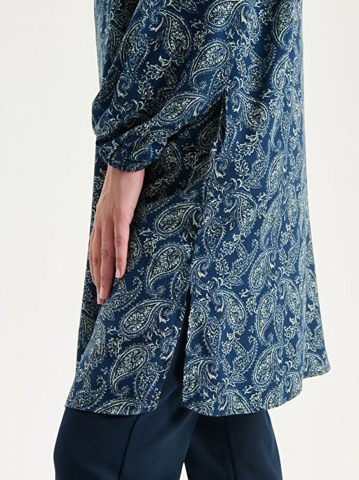 Hakim Yaka Desenli Kad?n Tunik