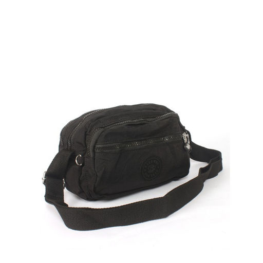 Сумка женская текстиль BoBo-8215, 3отд, плечевой ремень, черный 265993