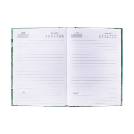 Ежедневник недатир А5 80л, 7БЦ, Calligrata, ЗЕЛЕНЫЙ МРАМОР, матовая ламинация