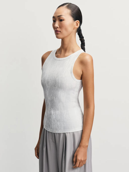 Майка с металлизированным накатом / Zarina  фото 4