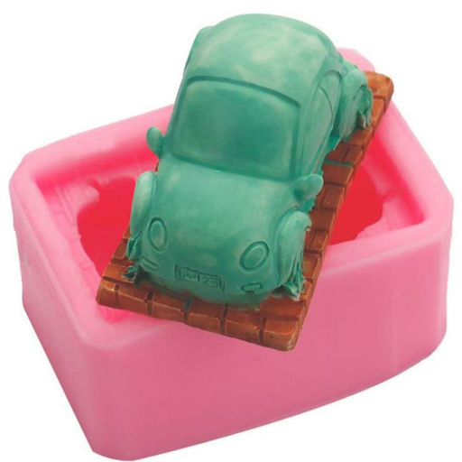 Молд силикононовый «Машинка жук» 8 х 5,5 х 3,8 см