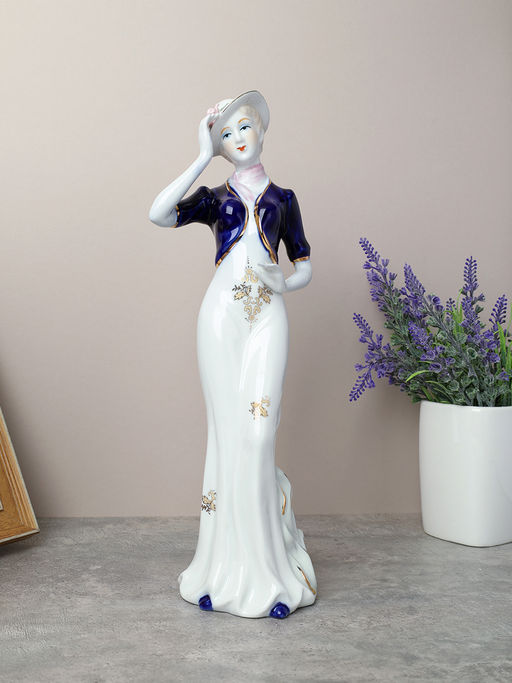 Статуэтка Дама в шляпке 30 см / XH:0861 /уп 24/ - Галеонтрейд фото 3