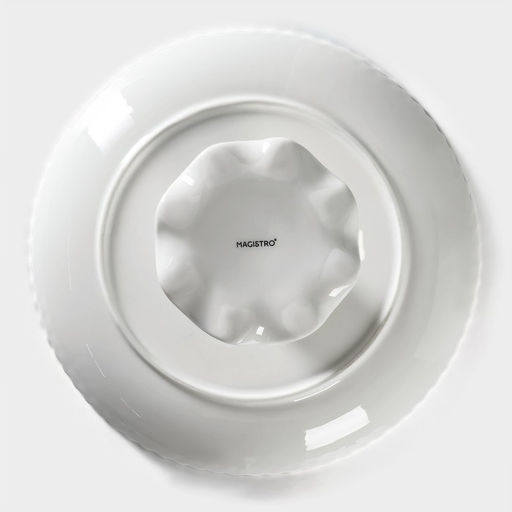 Подставка для тортов и десертов Magistro «Лакомка», d=30 см, фарфор