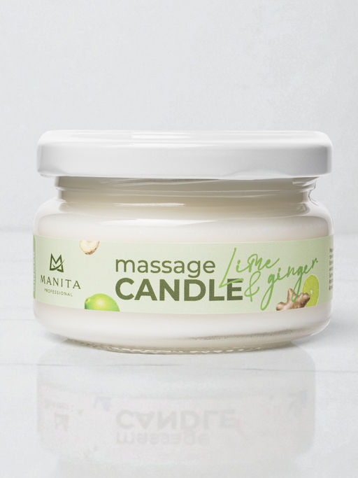 Manita Professional Свеча массажная / Lime & Ginger, 100 мл  фото 2
