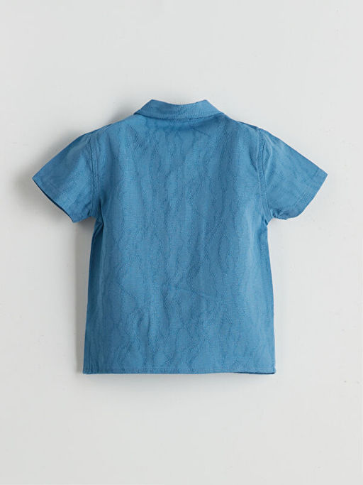 K?sa Kollu Basic Erkek Bebek G?mlek ve ?ort 2li Tak?m