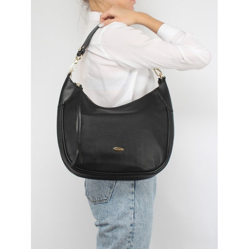 Сумка женская искусственная кожа DJ-CM 6743-BLACK, 1отд, плечевой ремень, черный SALE 257672 - Adelia фото 5