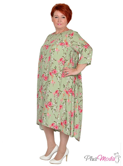 Платье Модель №1455 размеры 44-84 - Plusmoda фото 3