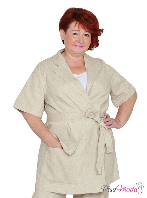 Жакет Модель №1619 размеры 44-84 - Plusmoda фото 3