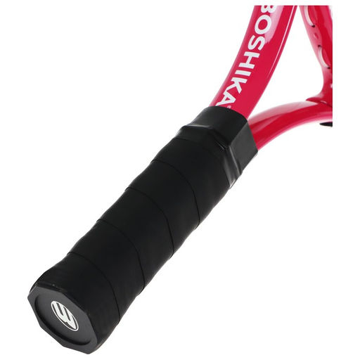 Ракетка для большого тенниса детская BOSHIKA KIDS, алюминий, 17'', цвет розовый  фото 4