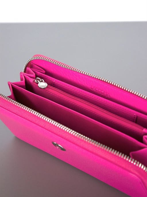 LACCOMA кошелек LA-1073-фуксия натуральная кожа  фото 4