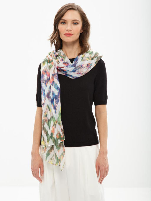 Палантин жен. хл+шелк 95х185 LLY22-118-14 - Labbra фото 6