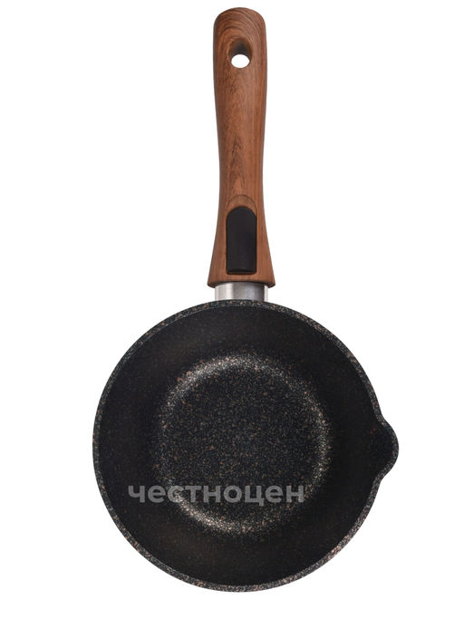 Ковш 1,5л с носиком со съем. руч.,со стекл.крышкой,АП линия Granit Ultra Induction(blue) кгги0156а - Kukmara фото 2