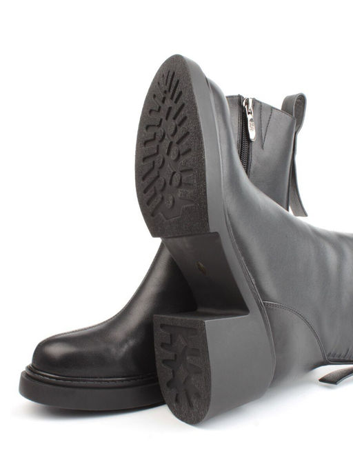 04-M3-L806 BLACK Ботинки зимние женские (натуральная кожа, натуральный мех) - Фабричный китай фото 15