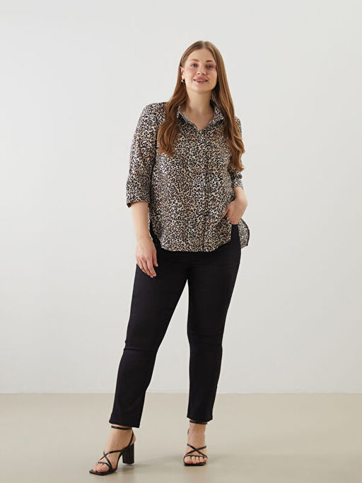 Straight Fit Kad?n Jean Pantolon