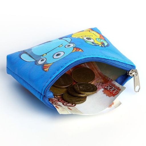 Цена за 5 шт. Кошелёк детский для мальчика «Добрые монстрики», МИКС