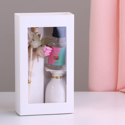 Набор подарочный с диффузором Ваза с цветком клубника, Богатство Аромата фото 7