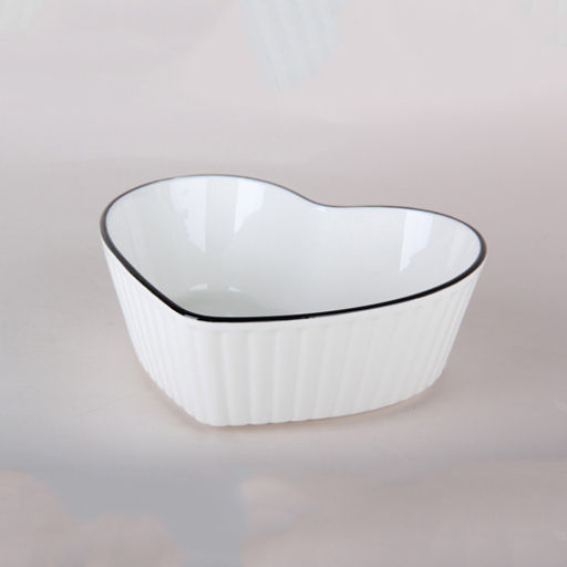 Салатник 18см /700 мл сердце 2, Sugar YJQSW06 /КОРАЛЛ/