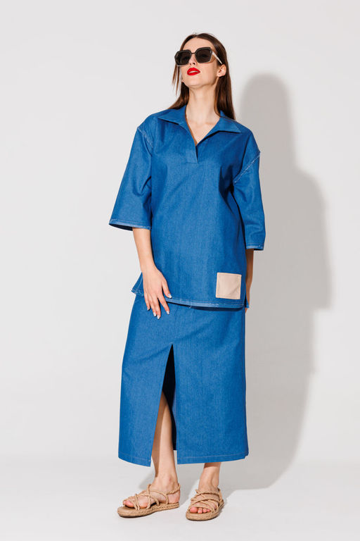 Костюм NIKVA н486-3 синий фото 3