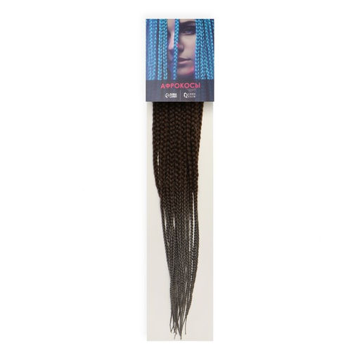 SIM-BRAIDS Афрокосы, 60 см, 18 прядей (CE), цвет русый/серый(#FR-16) - Queen fair фото 5