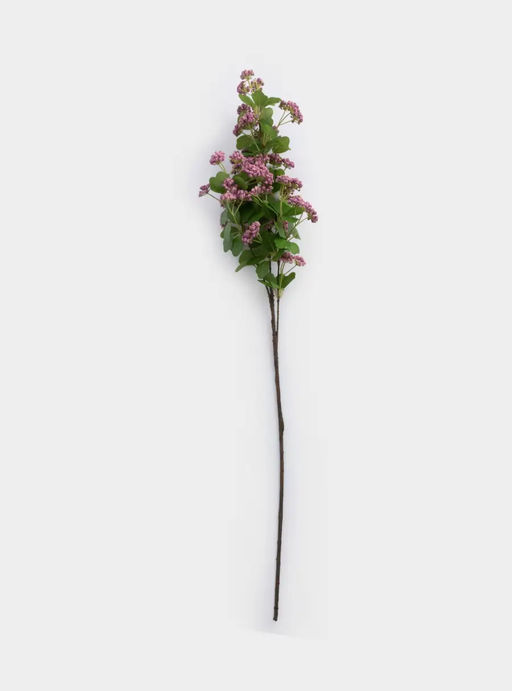Ветка декоративная, 80 см, полиэтилен/металл, Розовый цветок, Interior spring