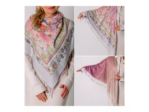 Платок Lanotti двухсторонний /Арт 35