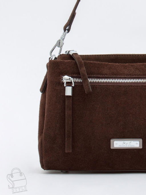 Сумка женская кожаная 1025CF coffee Polina&Eiterou