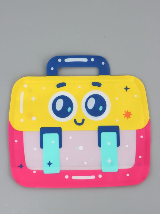 Цена за 50 шт. Пакет подарочный, "Портфель", с zip-lock застежкой, 20x19+3см