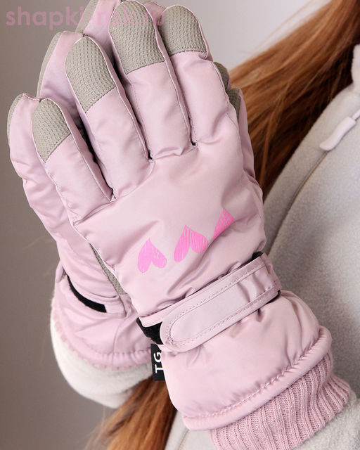 051-TCH Перчатки для девочки (6-8 лет)