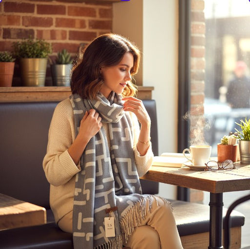 Мягкий палантин из кашемира мультицвет - Greta фото 2